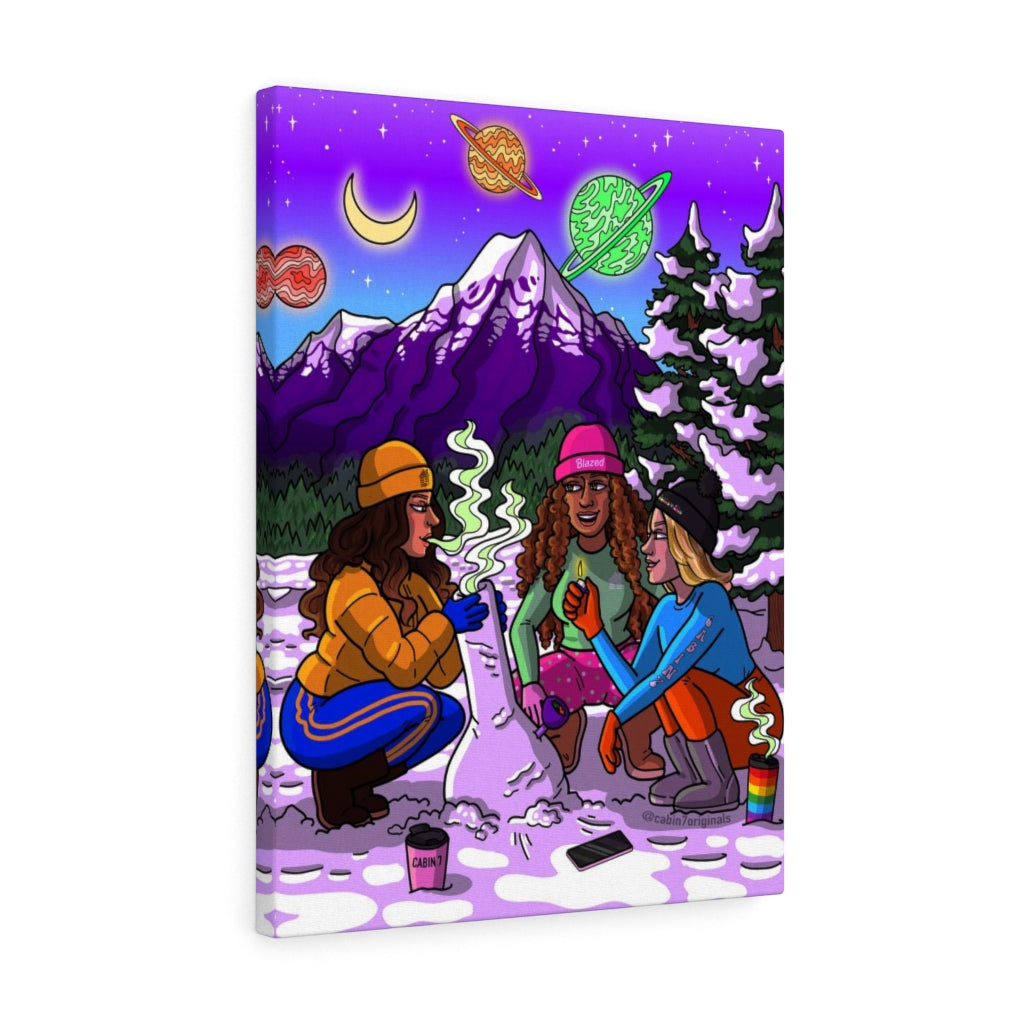 "Snow Bong" Canvas Print