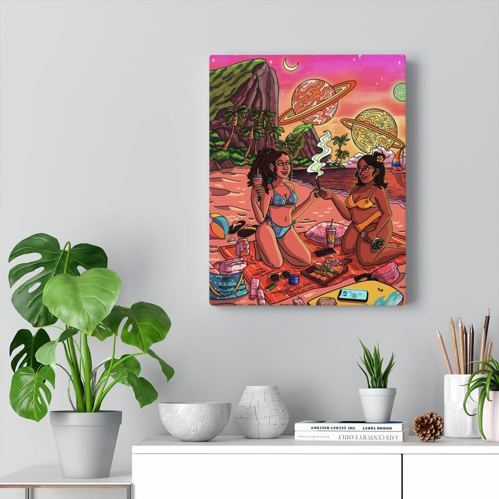 "Just Beachy" Canvas Print