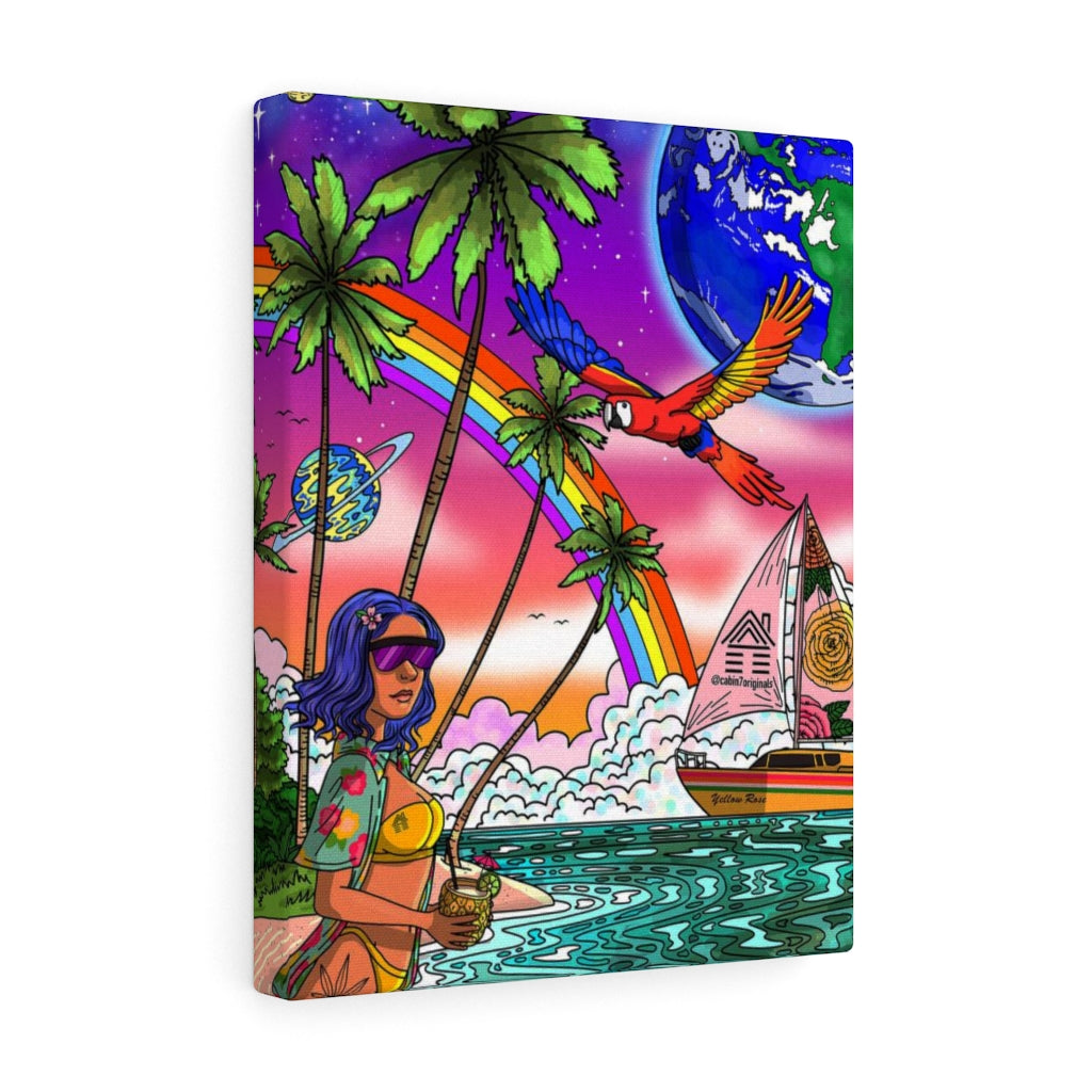 "Tropical Daydream" Canvas Print