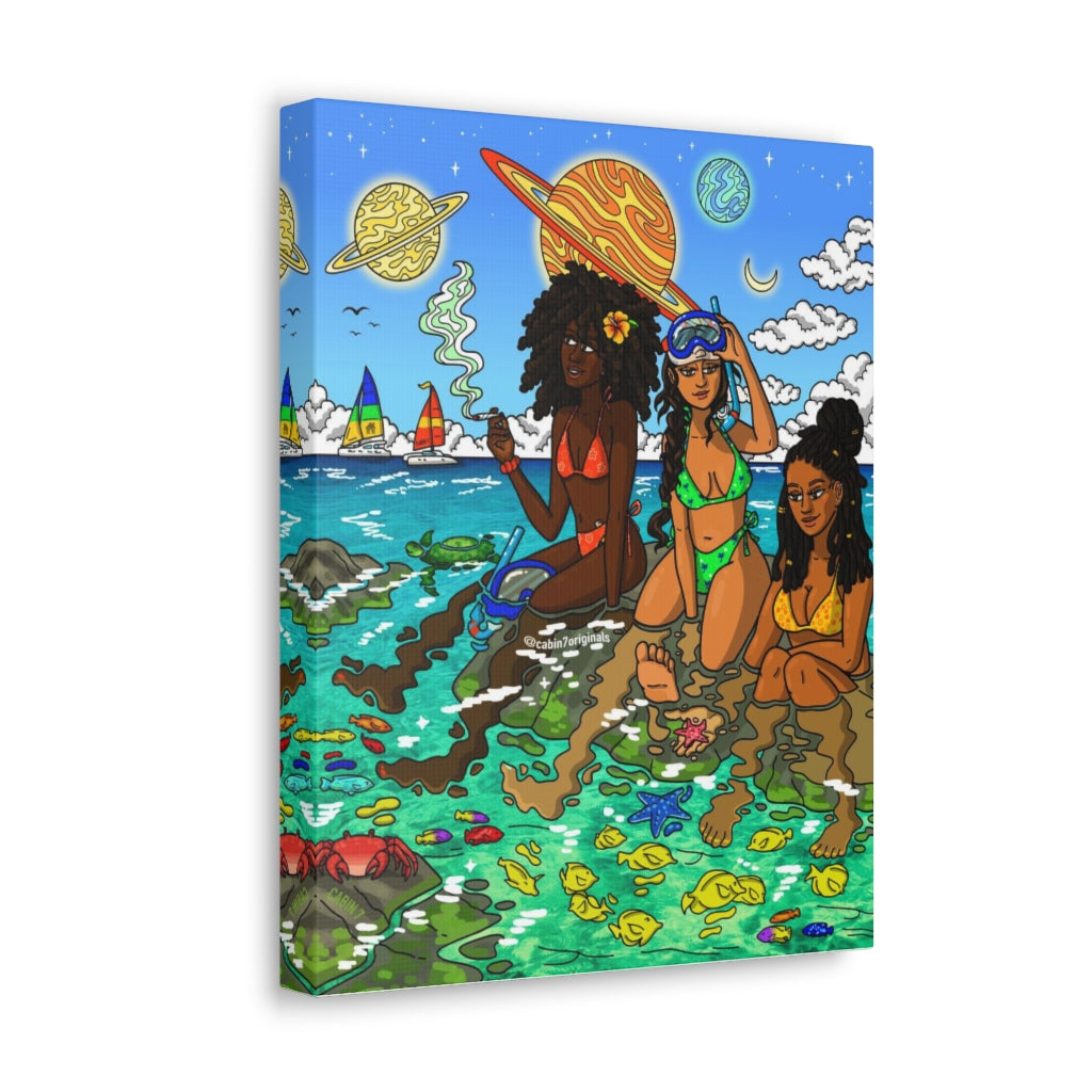 "Aquamarine" Canvas Print