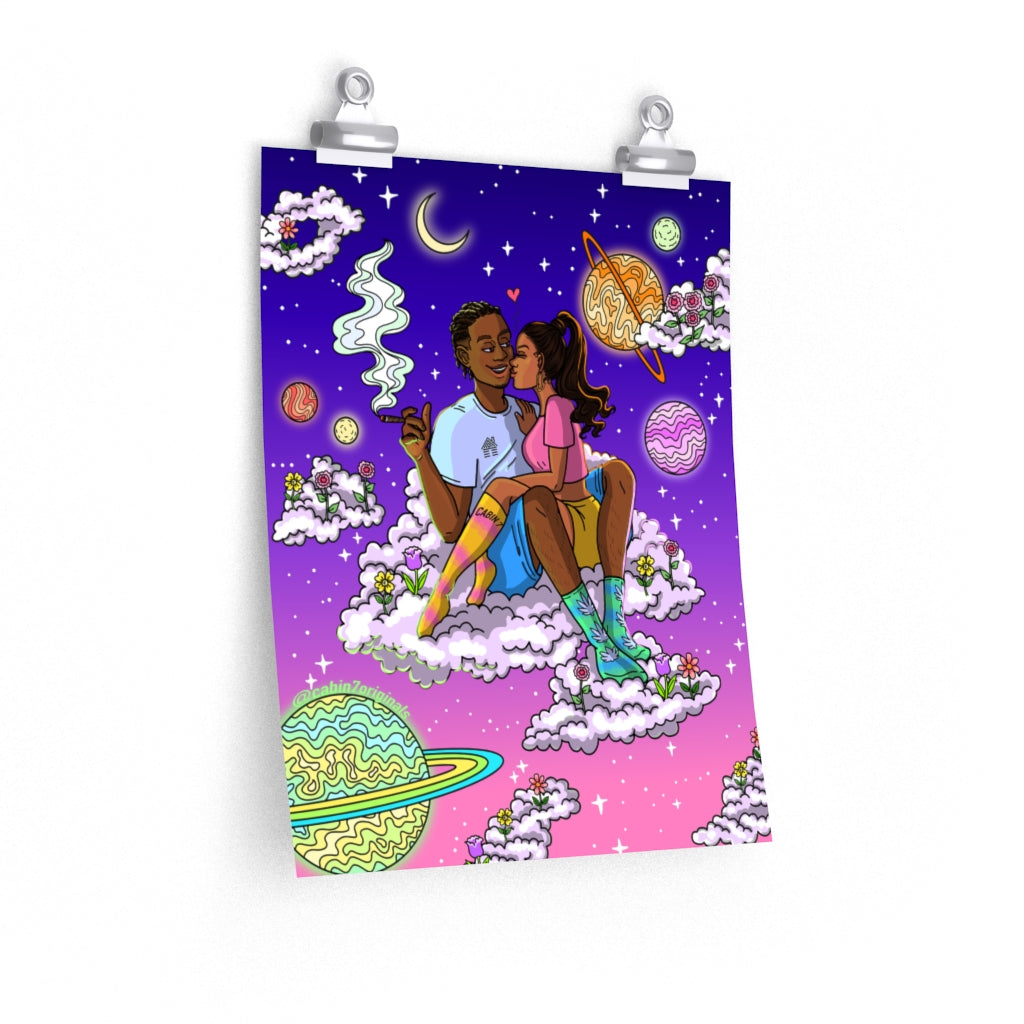 "In The Clouds" Poster Print