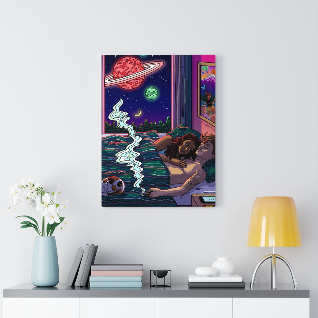 "Snuggle Season" Canvas Print