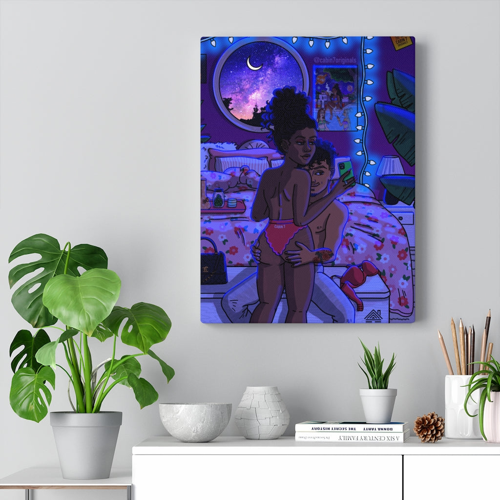 "Midnight Blue" Canvas Print