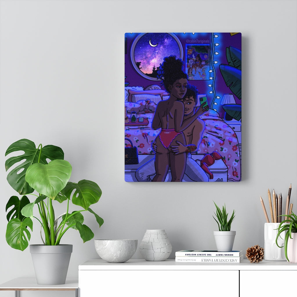 "Midnight Blue" Canvas Print