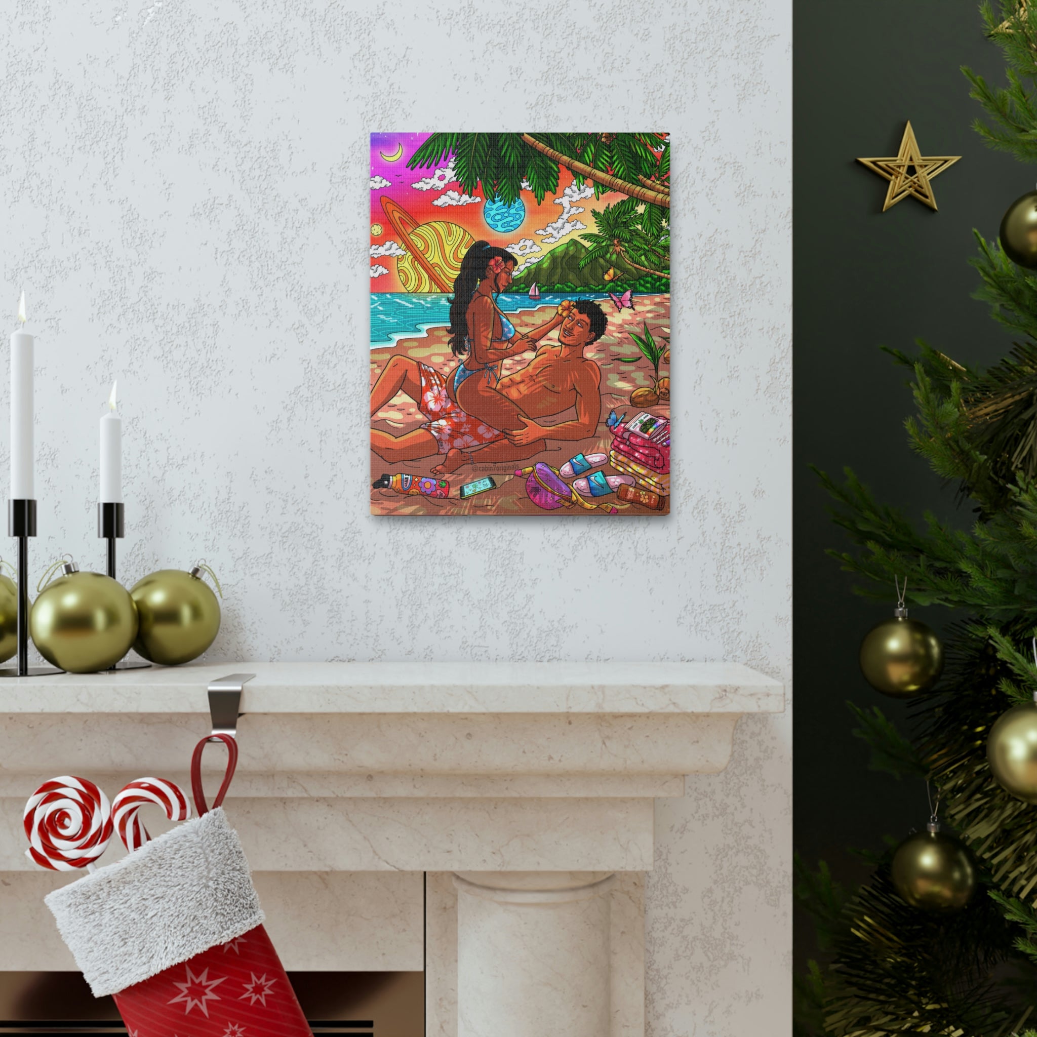 "Heatwaves" Canvas Print
