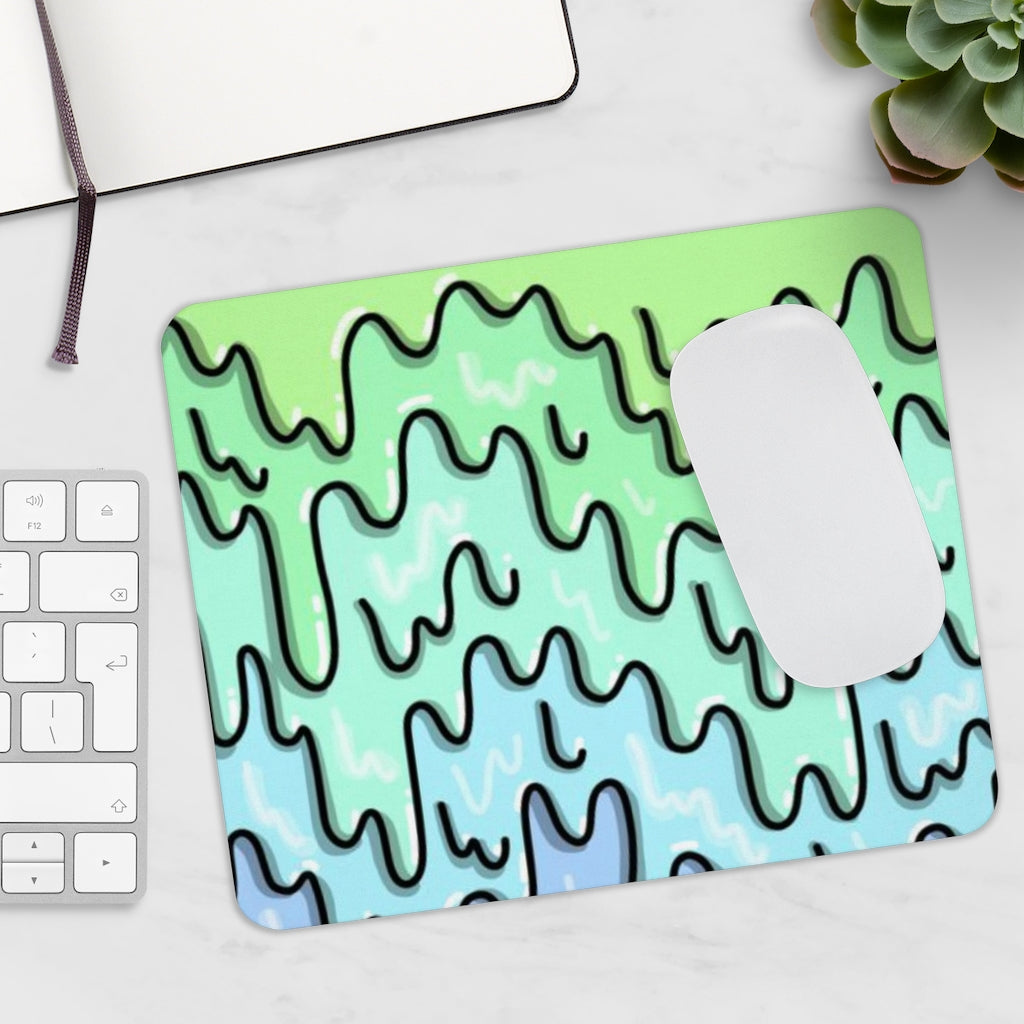 Mint & Aqua Slime Mousepad