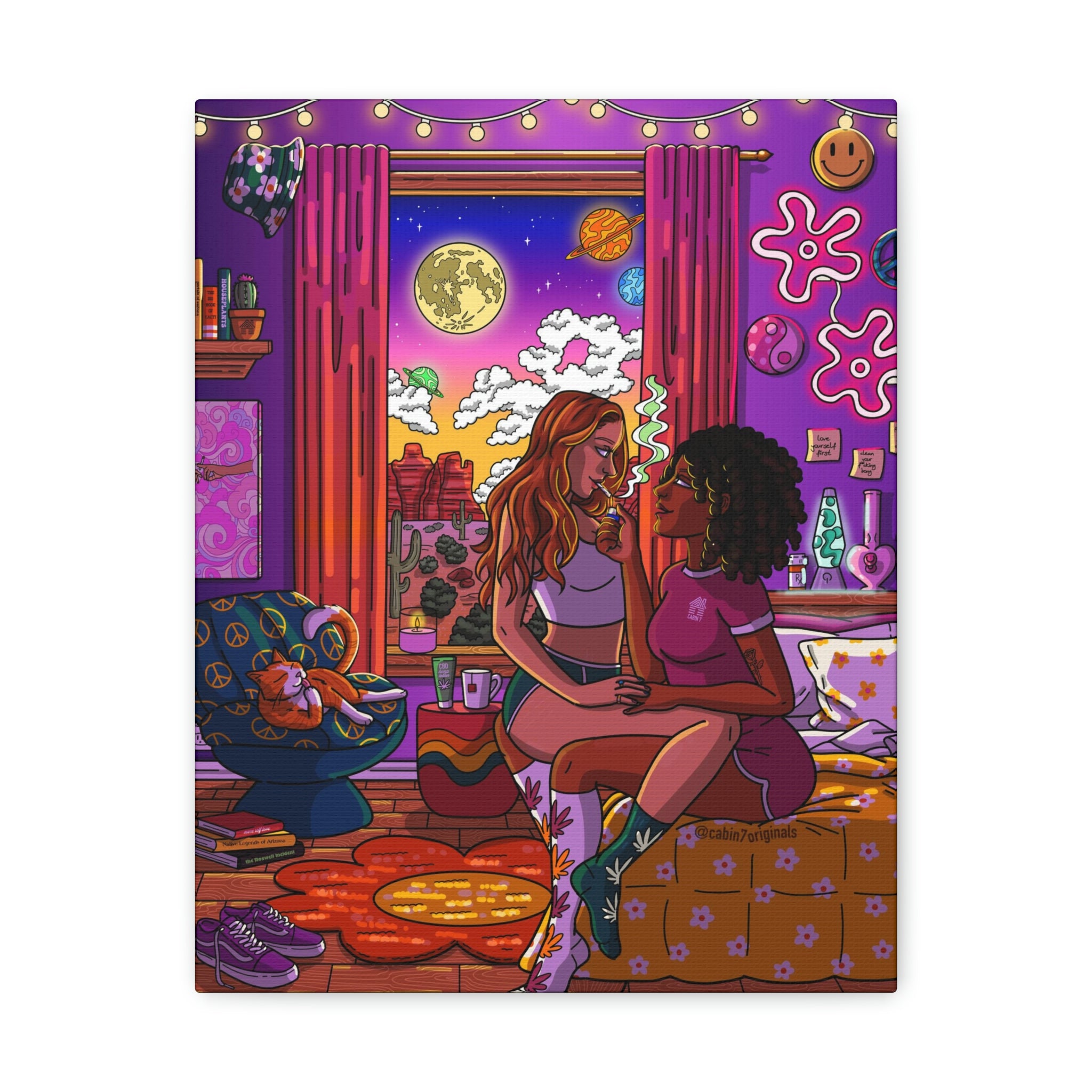 "Electric Feel" Canvas Print