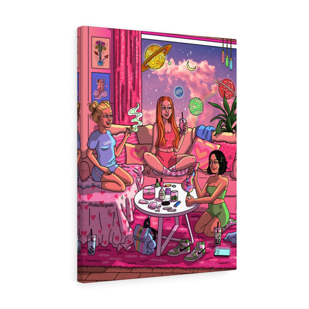 "Flowerpuff Girls" Canvas Print