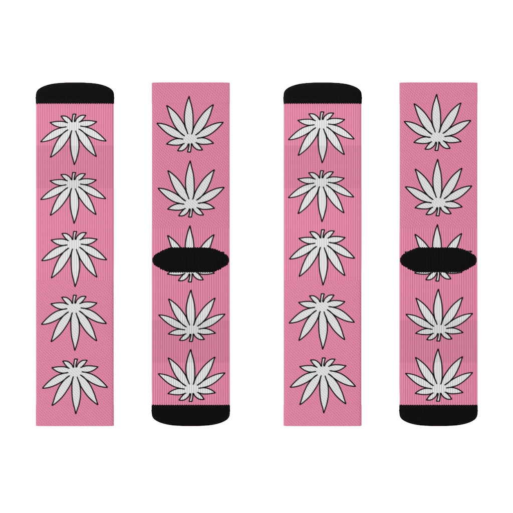 Lil' Leafy Socks - Bubblegum