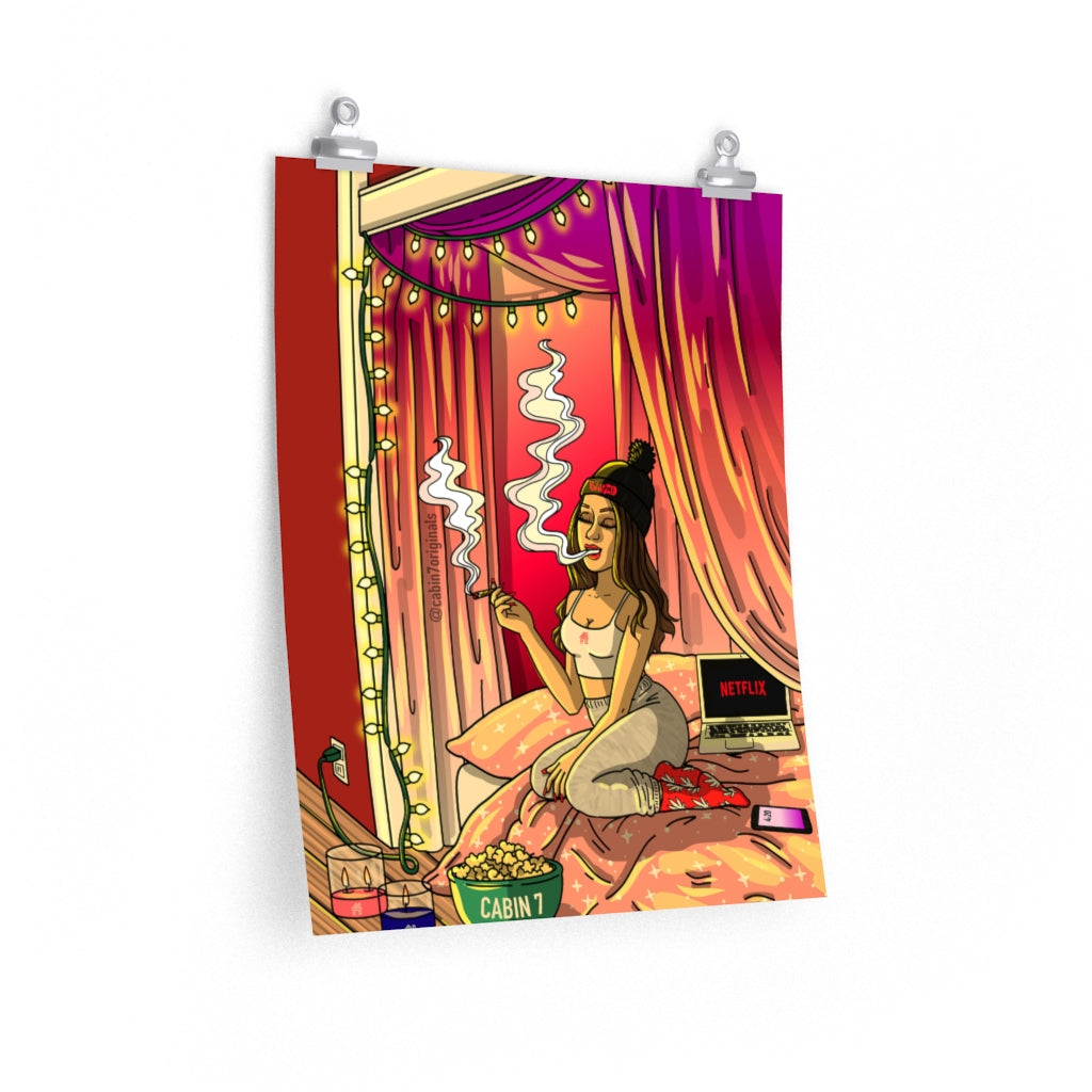 "Cozy Evening" Poster Print