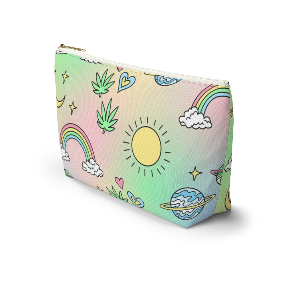 Pastel Rainbow Zipper Pouch