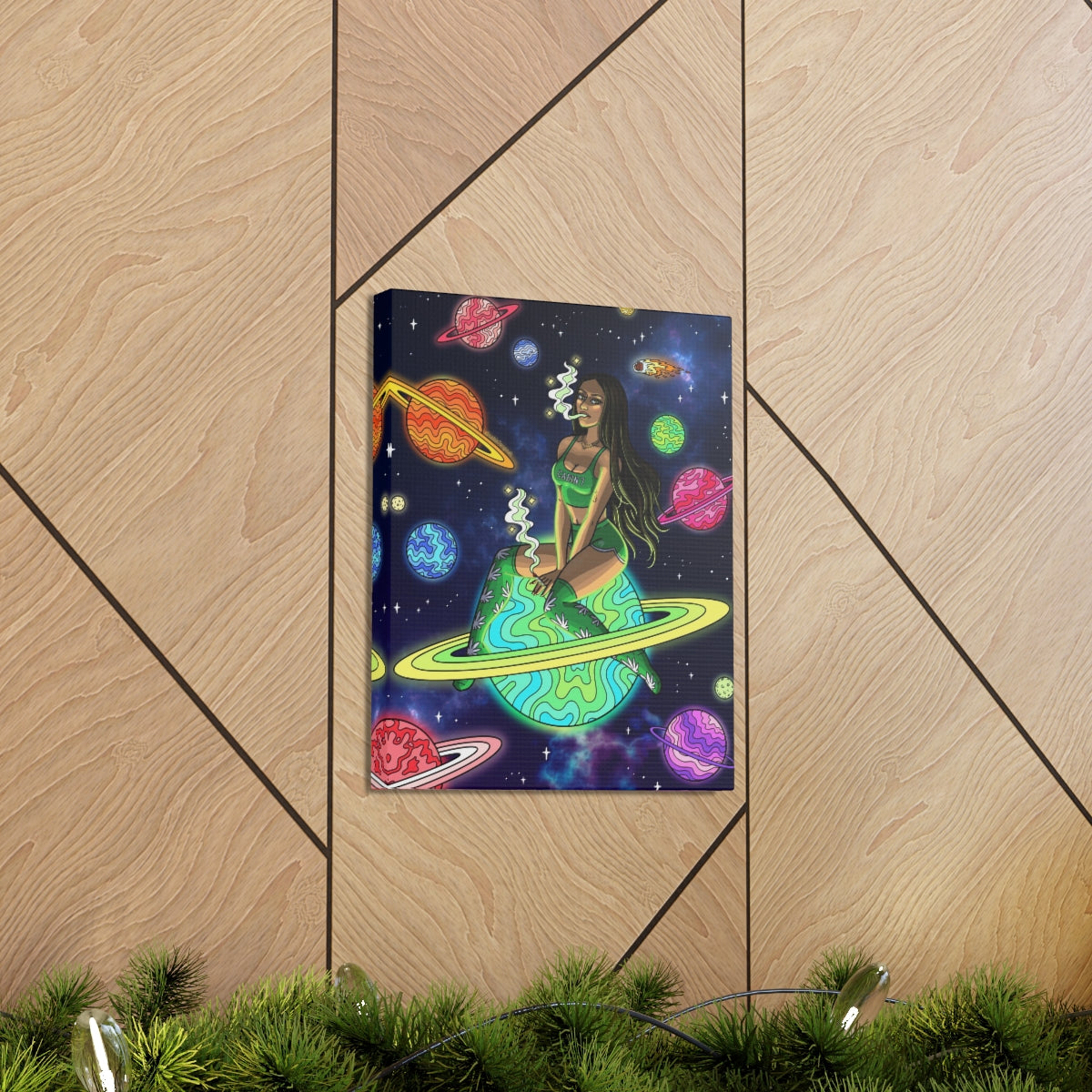 "Space Babe" Canvas Print