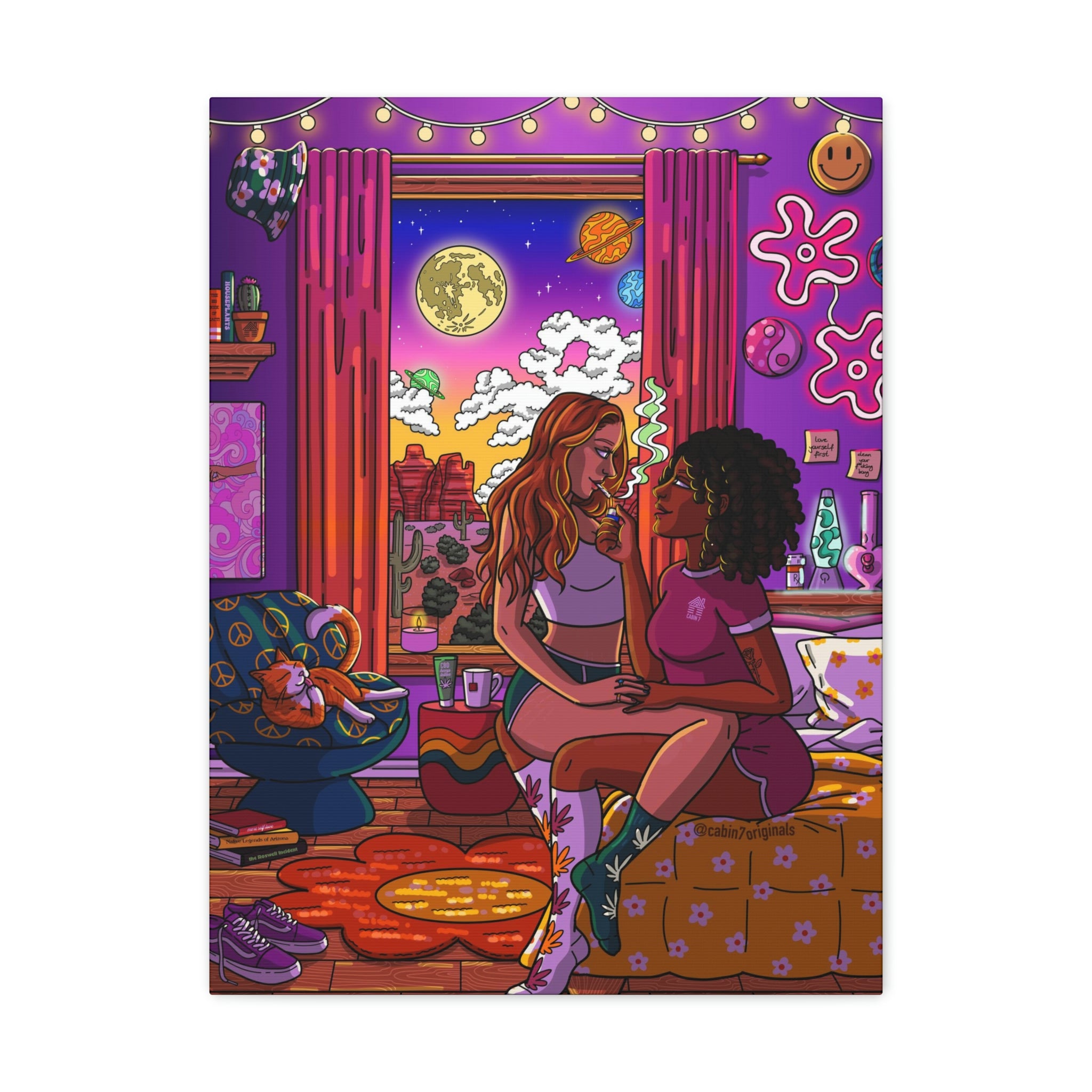 "Electric Feel" Canvas Print