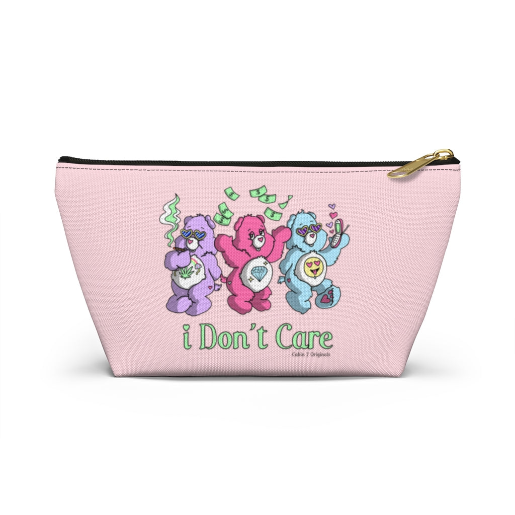 I Don't Care Zipper Pouch