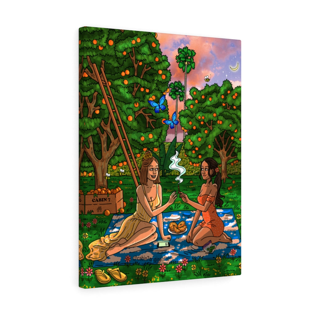 "Orange Grove" Canvas Print