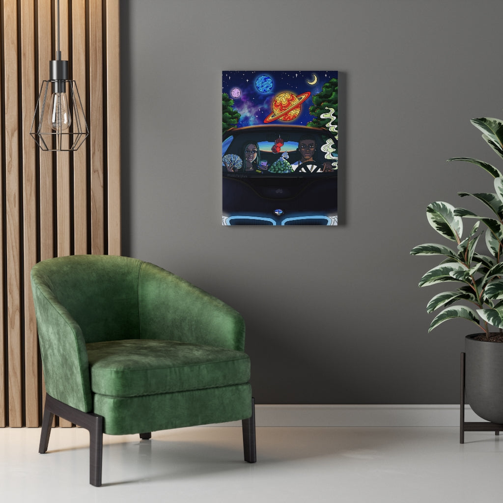 "Space Cruise" Canvas Print
