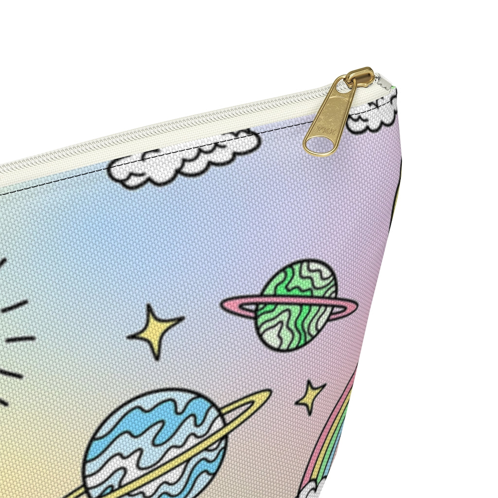 Pastel Rainbow Zipper Pouch