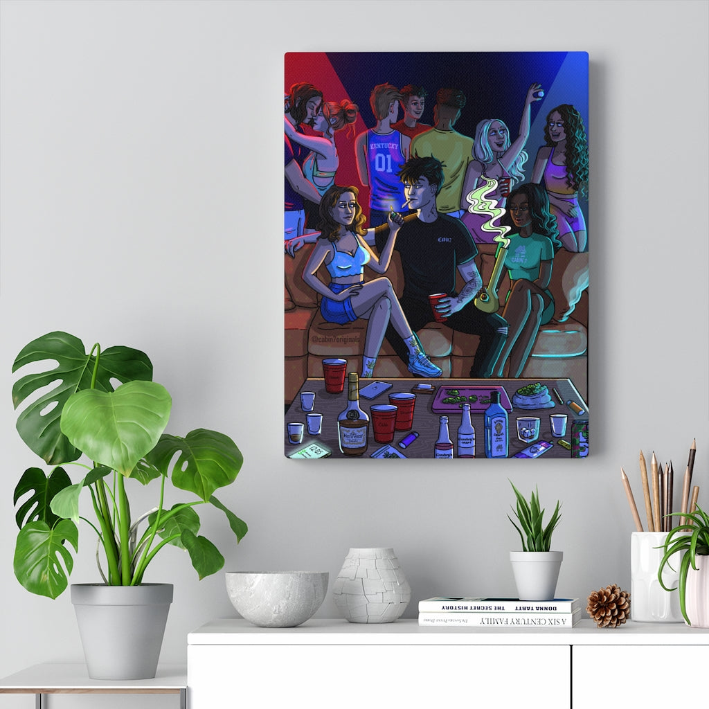 "House Party" Canvas Print