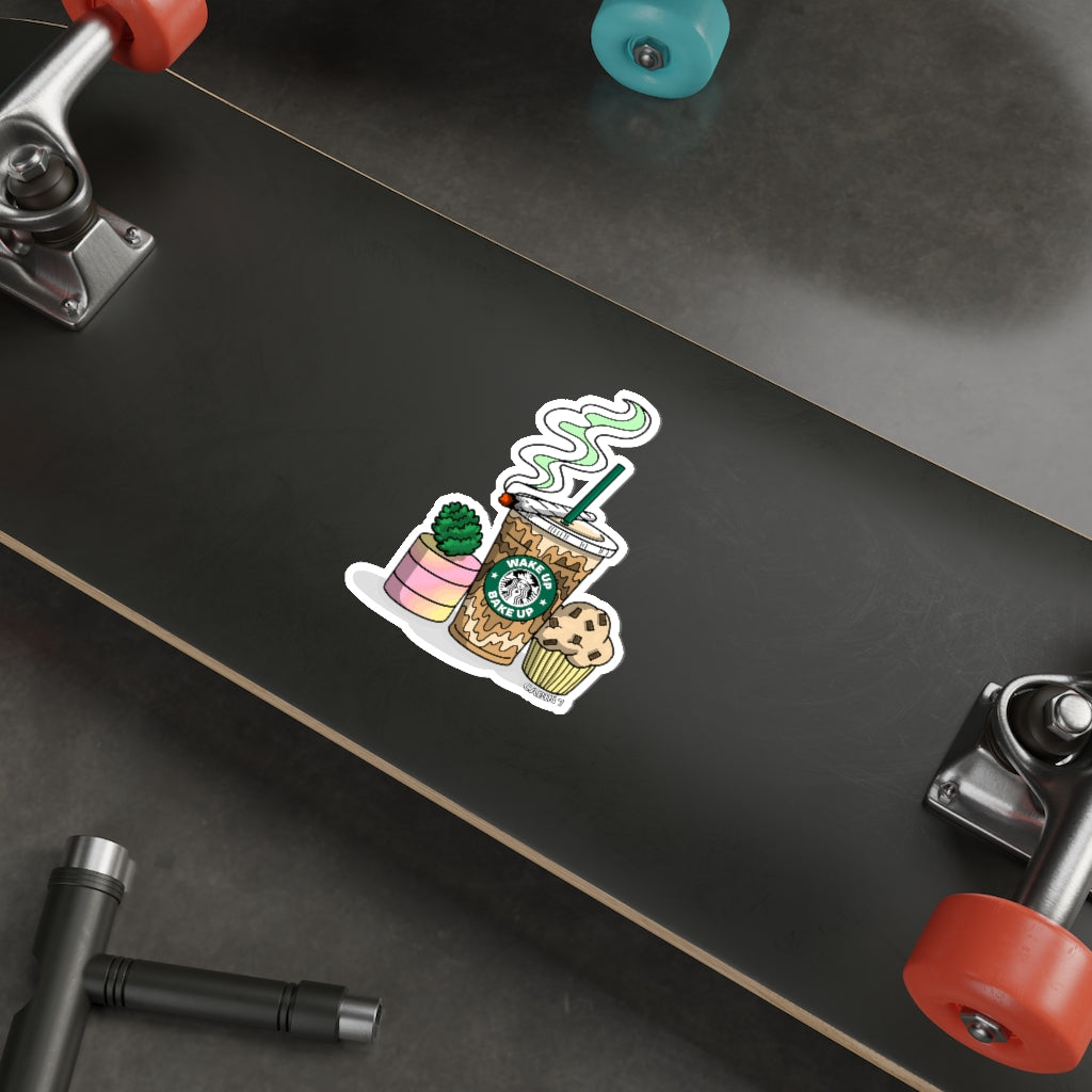 Wake & Bake Sticker