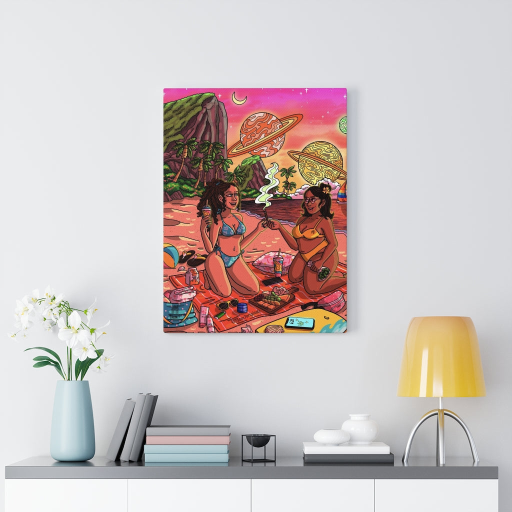 "Just Beachy" Canvas Print