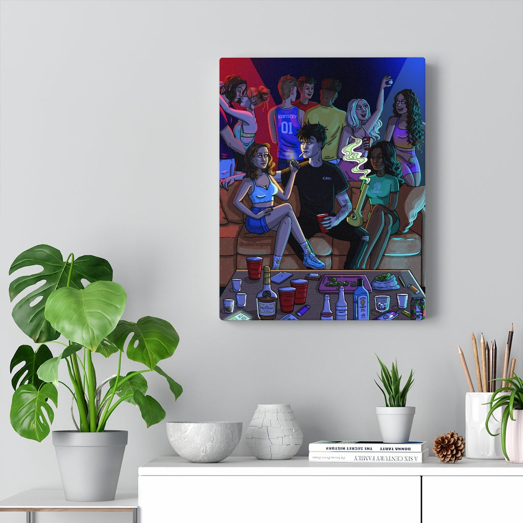 "House Party" Canvas Print