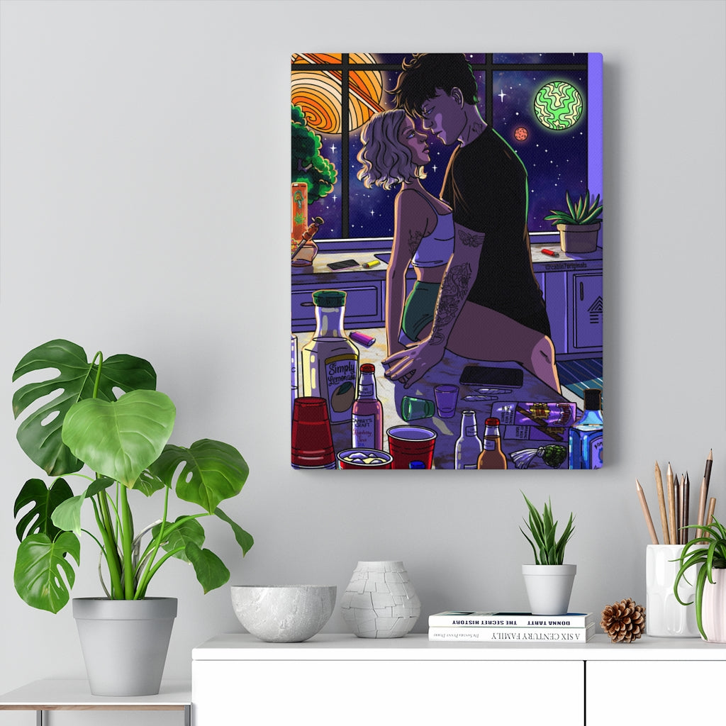 "Afterparty" Canvas Print