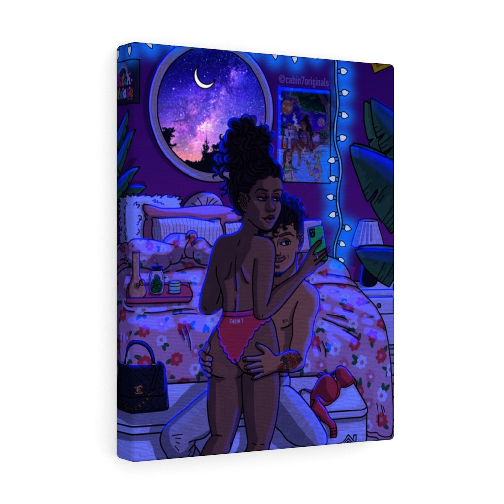 "Midnight Blue" Canvas Print