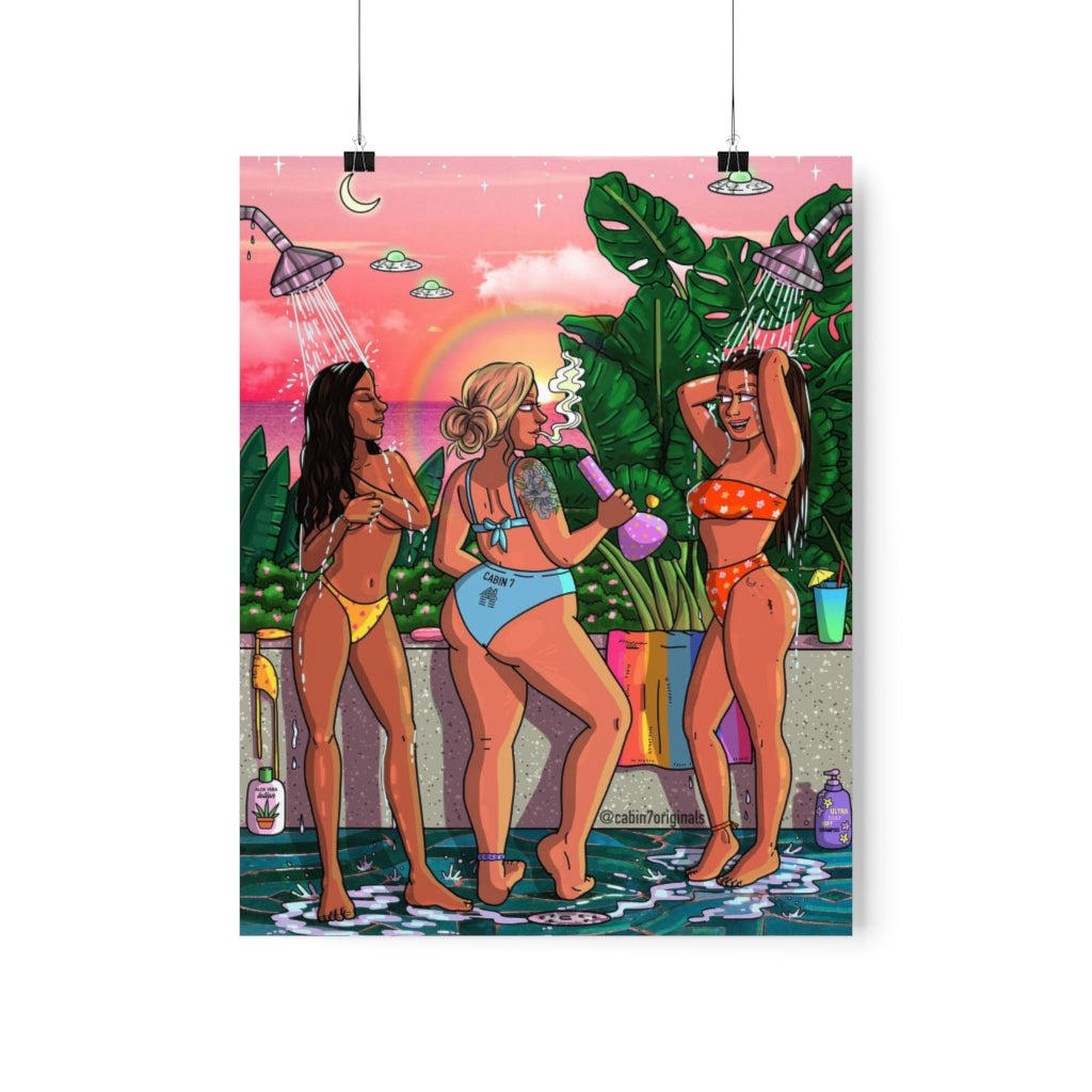 "Peach Sherbert" Poster Print