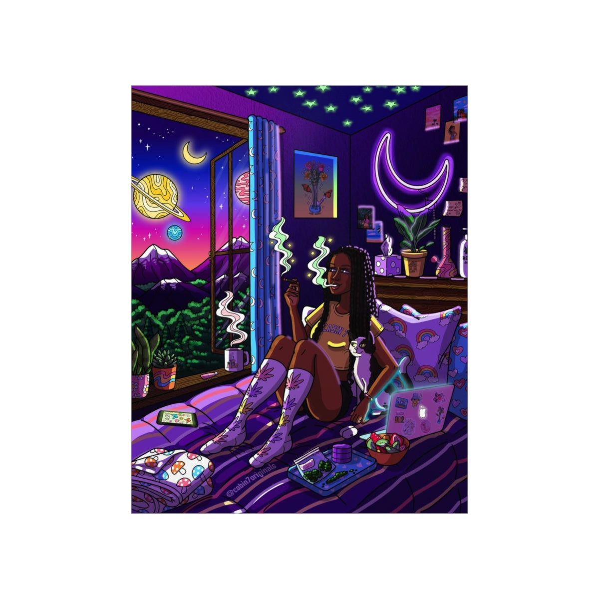 "Luna" Poster Print