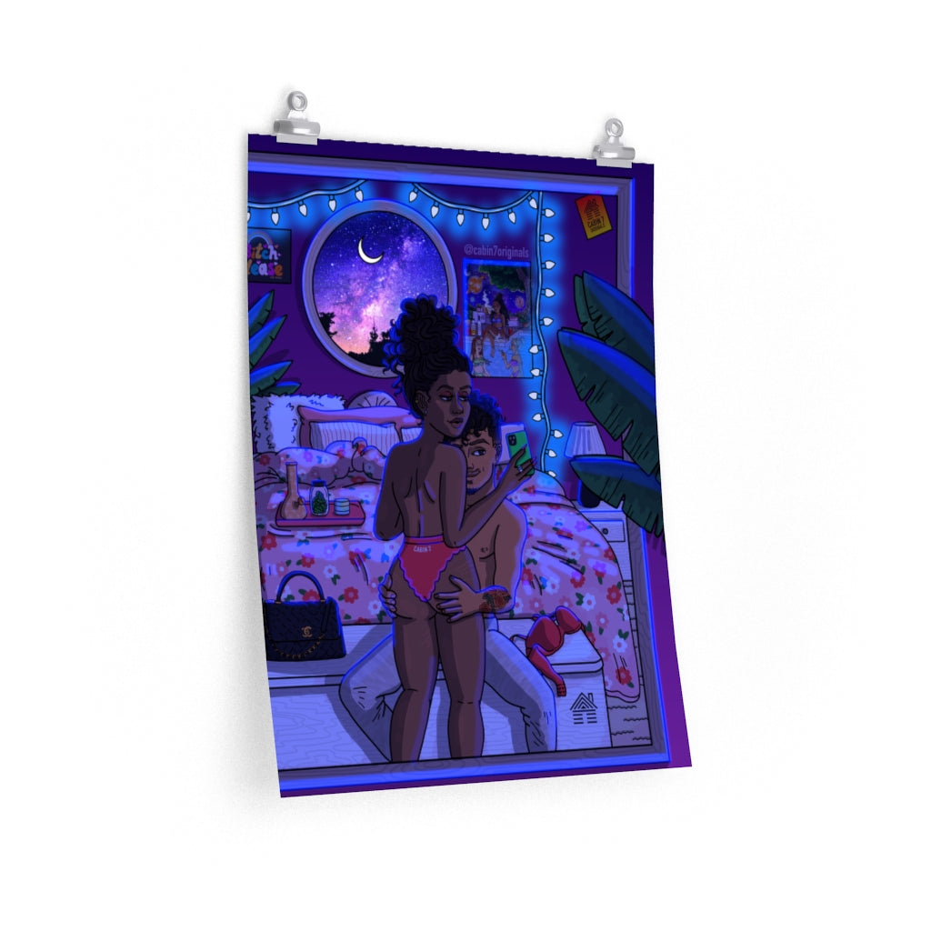"Midnight Blue" Poster Print