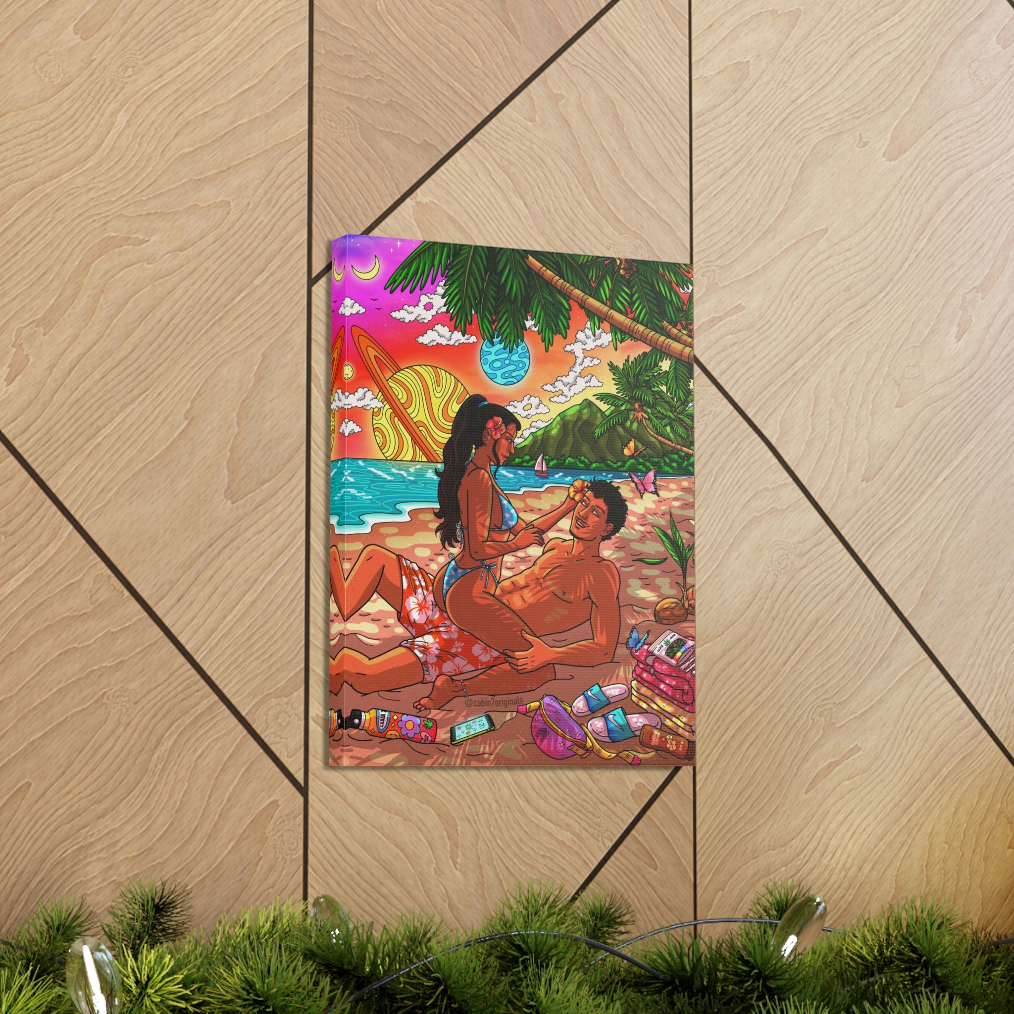 "Heatwaves" Canvas Print