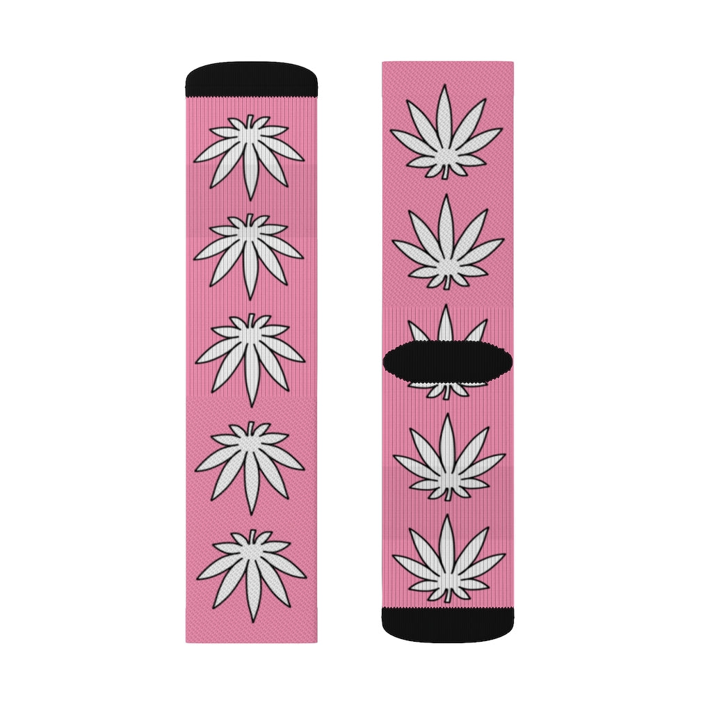 Lil' Leafy Socks - Bubblegum