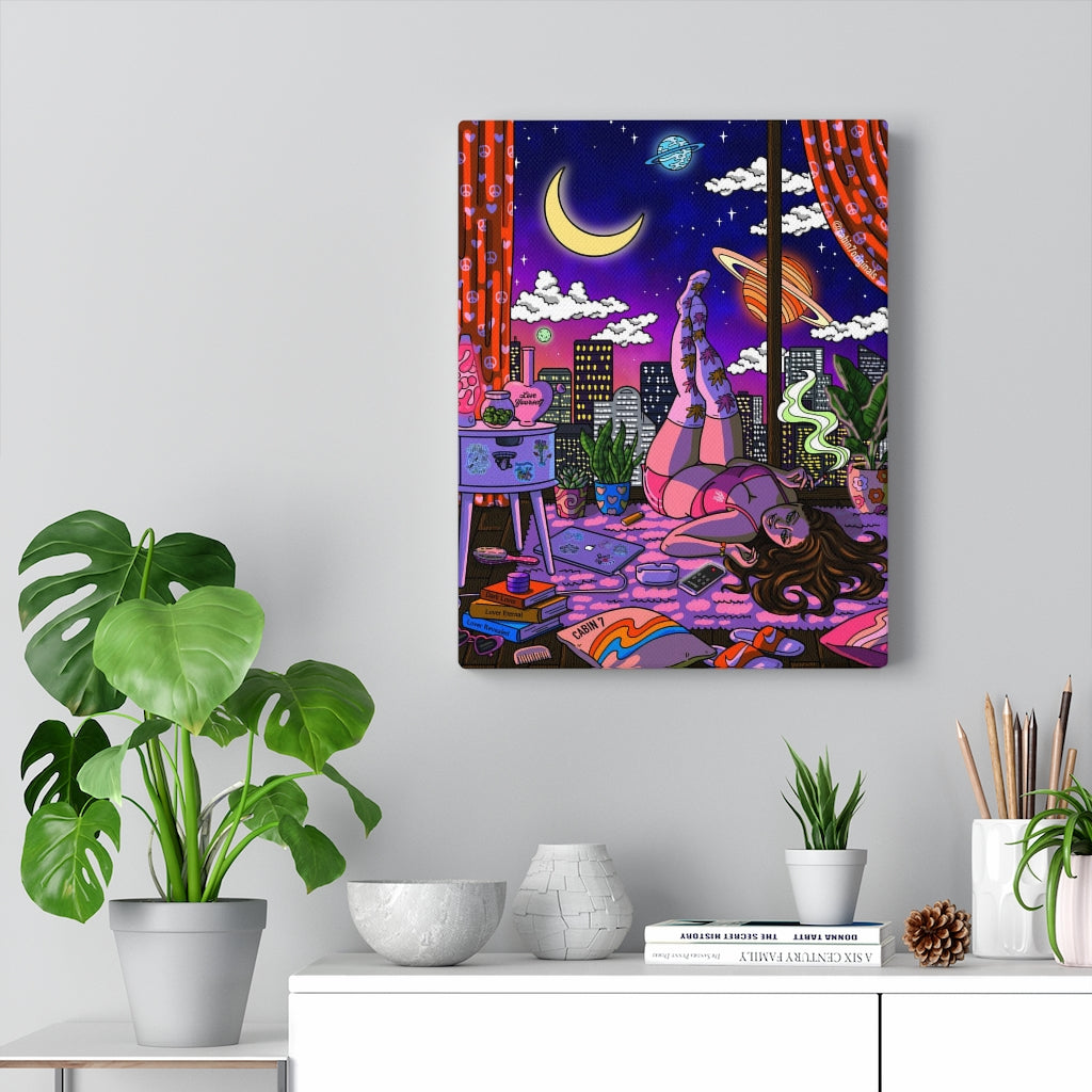 "Girl Lemme Tell You" Canvas Print