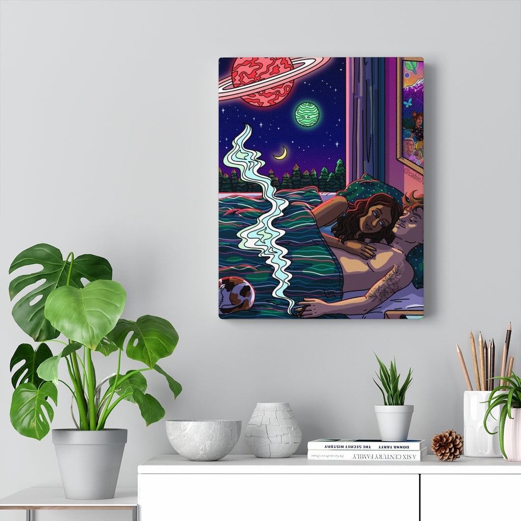 "Snuggle Season" Canvas Print