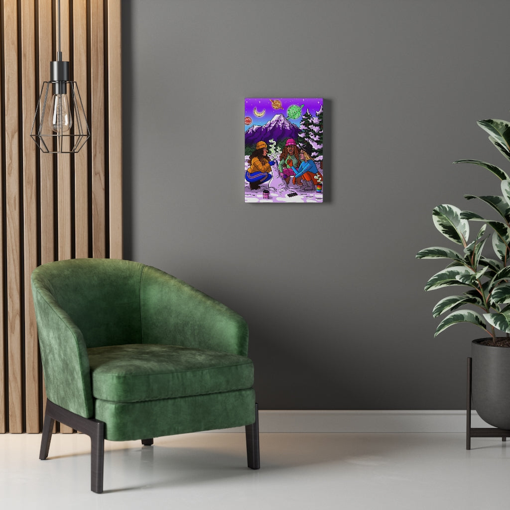"Snow Bong" Canvas Print