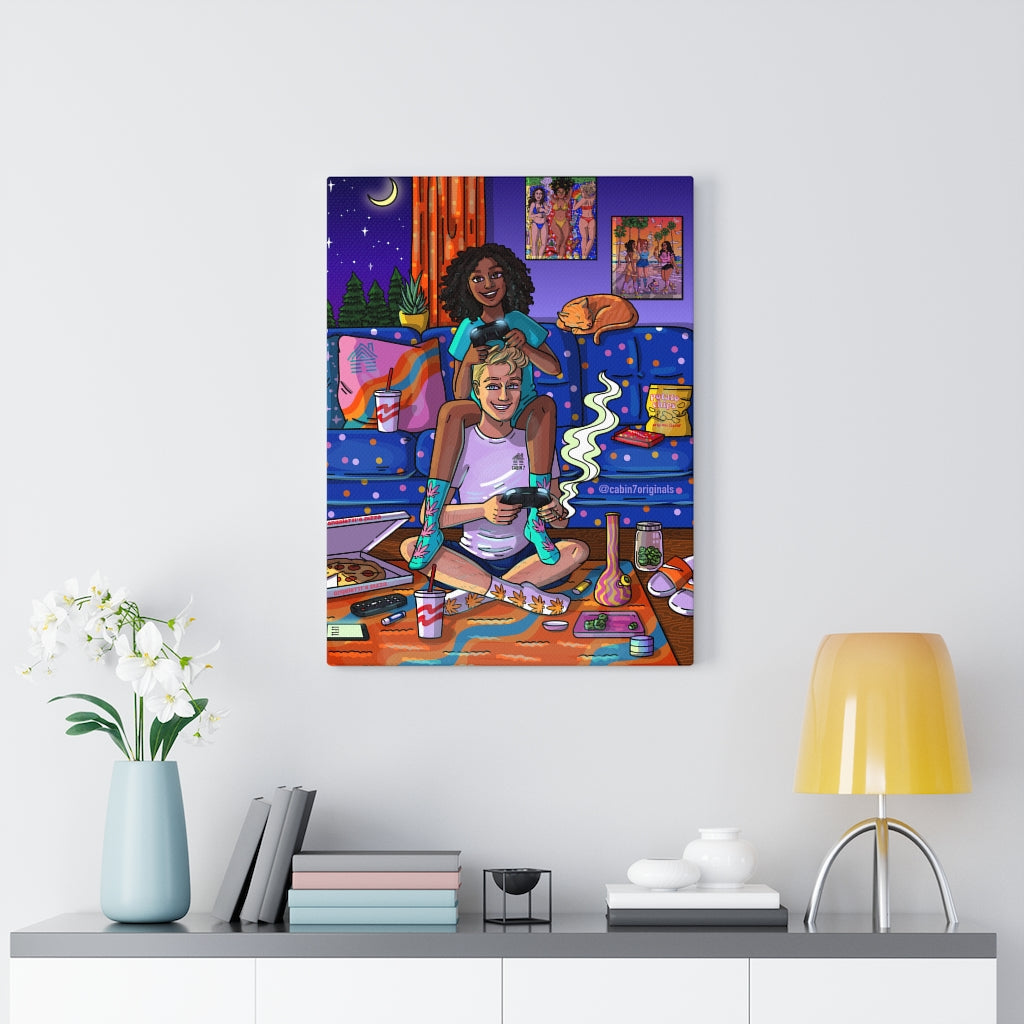 "Game On" Canvas Print
