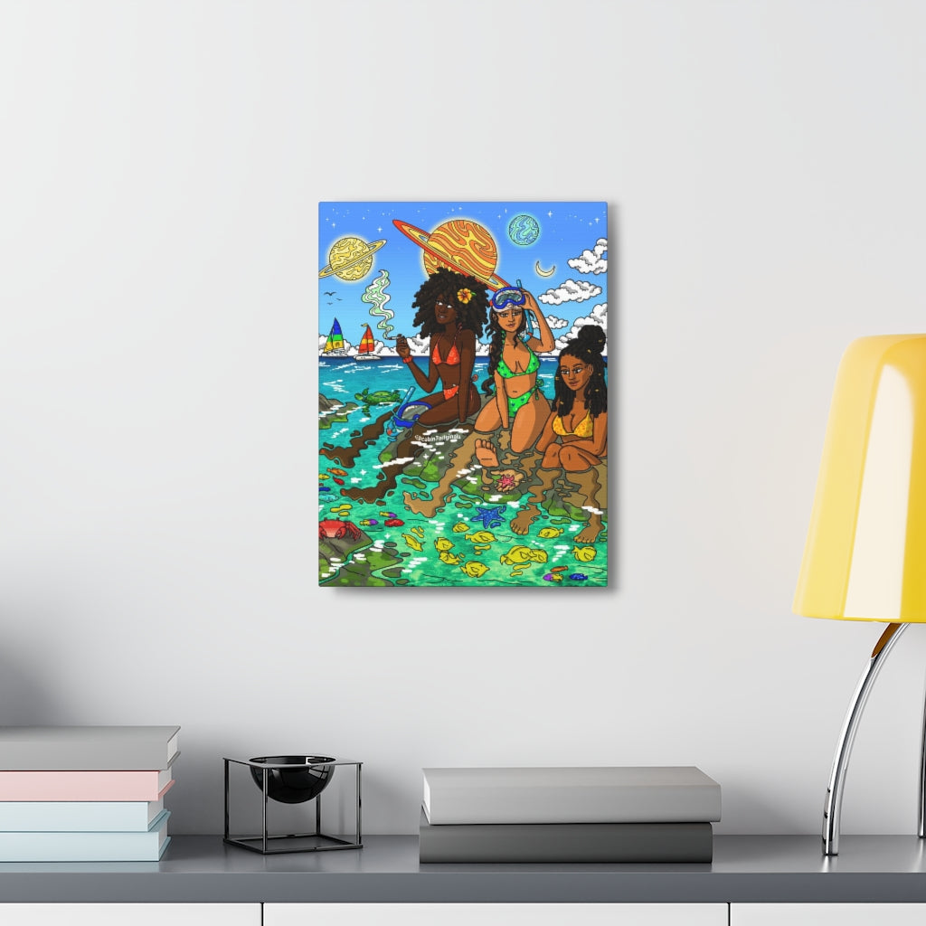 "Aquamarine" Canvas Print