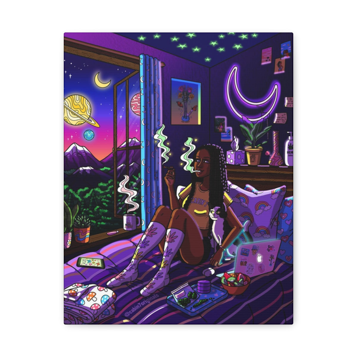 "Luna" Canvas Print