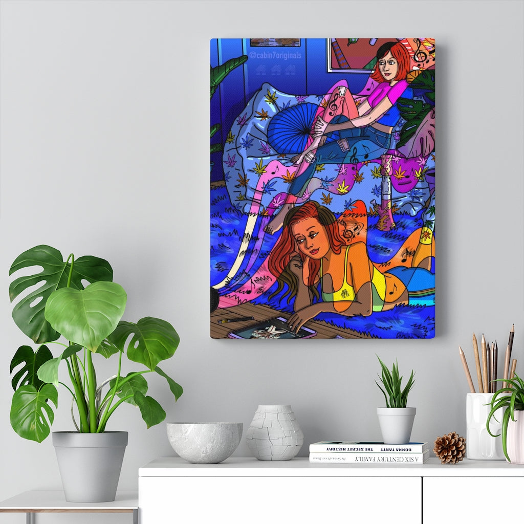 "Musical Vibes" Canvas Print