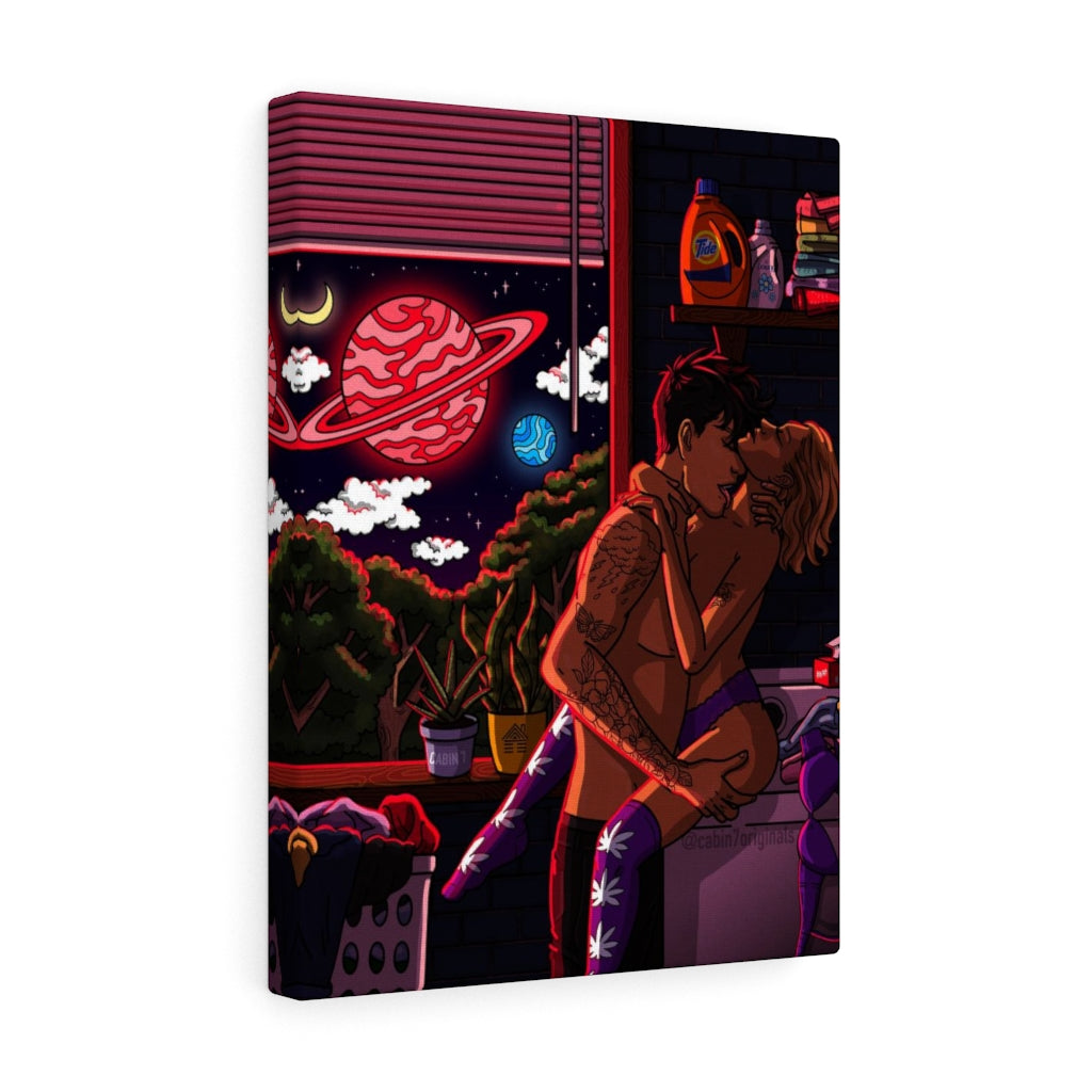"Doing Laundry" Canvas Print
