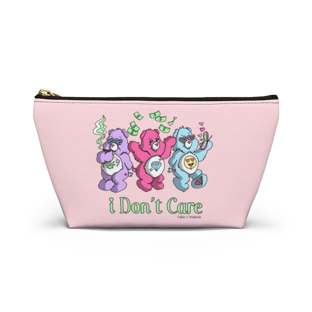 I Don't Care Zipper Pouch