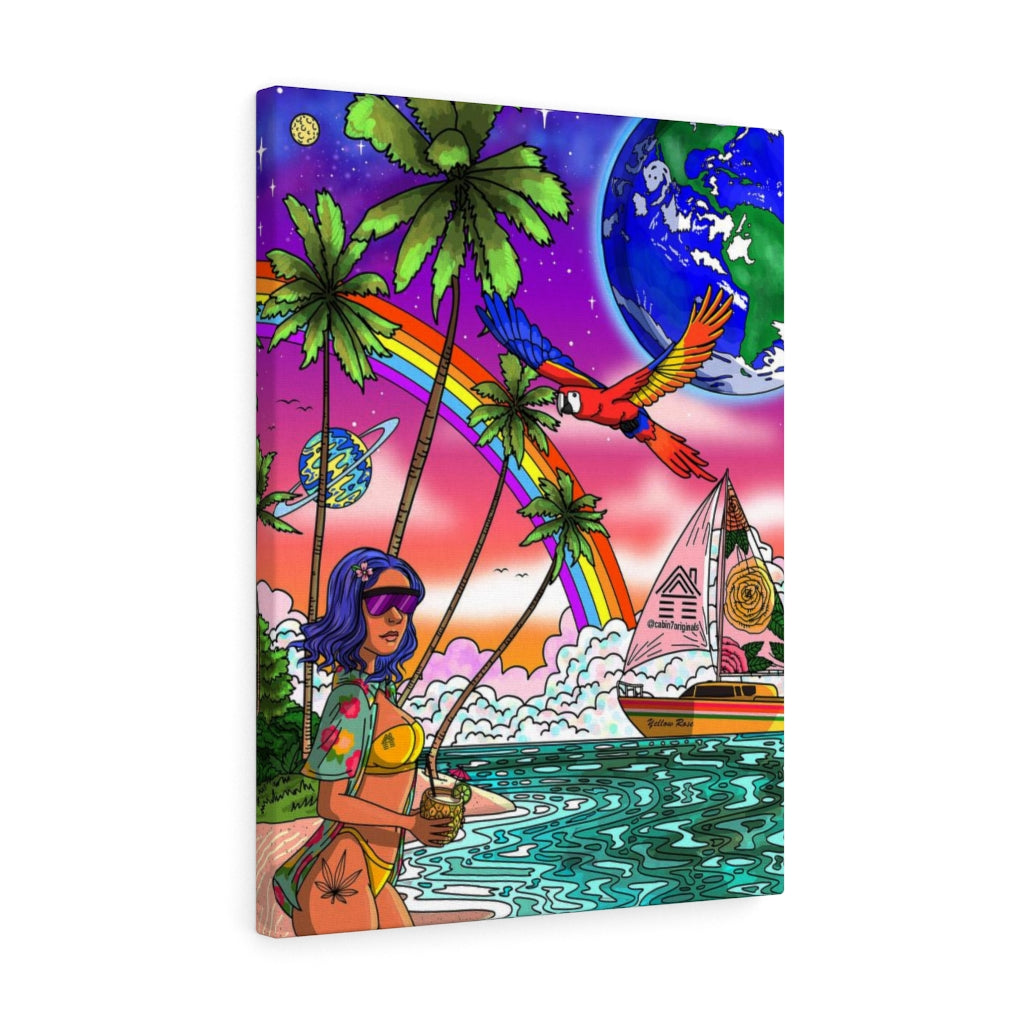 "Tropical Daydream" Canvas Print