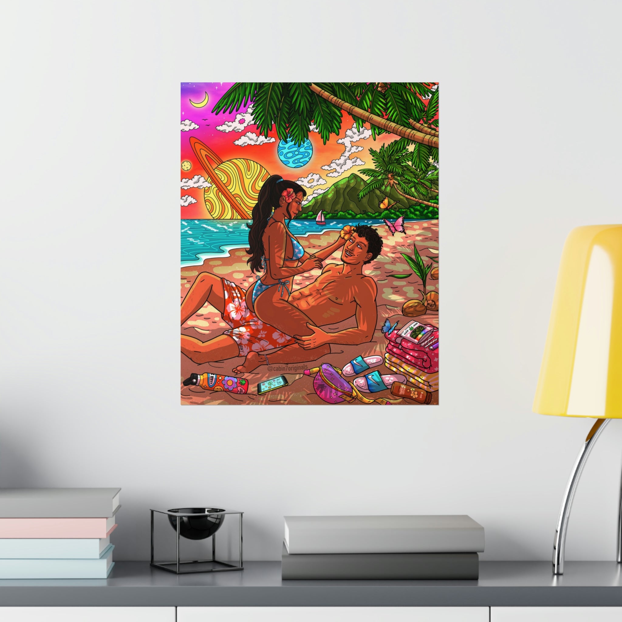 "Heatwaves" Poster Print