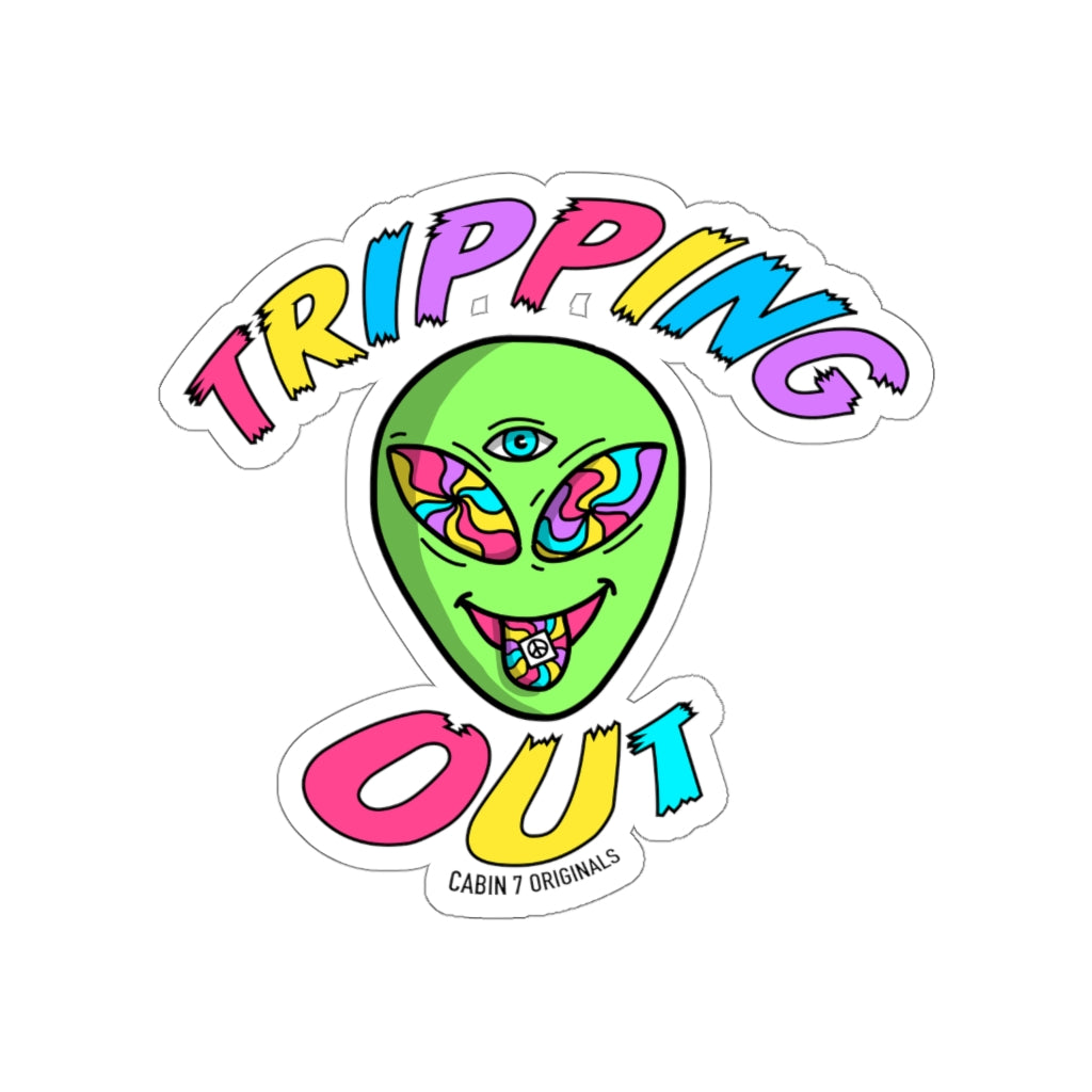 Tripping Out Sticker