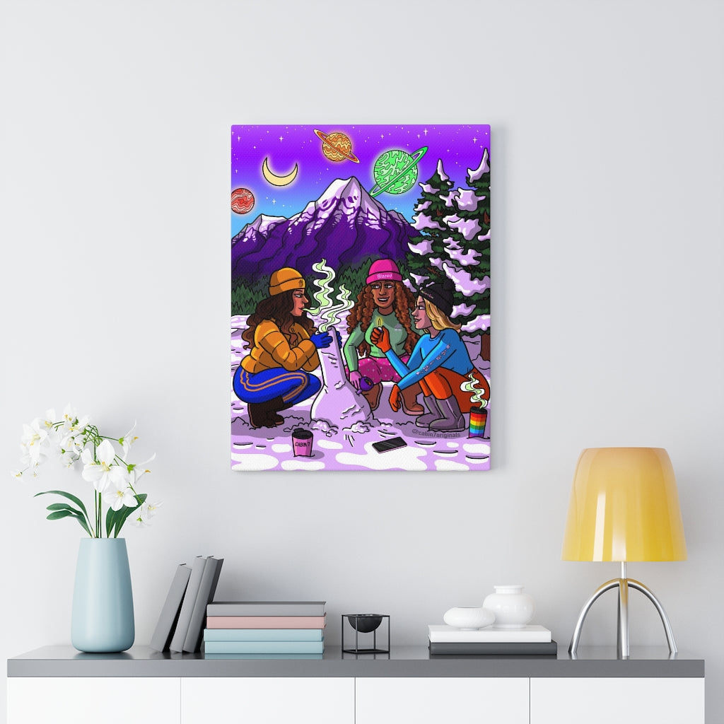 "Snow Bong" Canvas Print