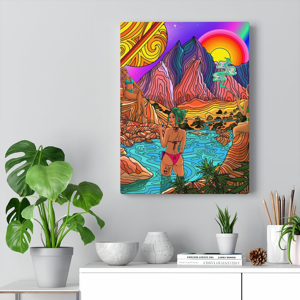 "Paradise Canyon" Canvas Print