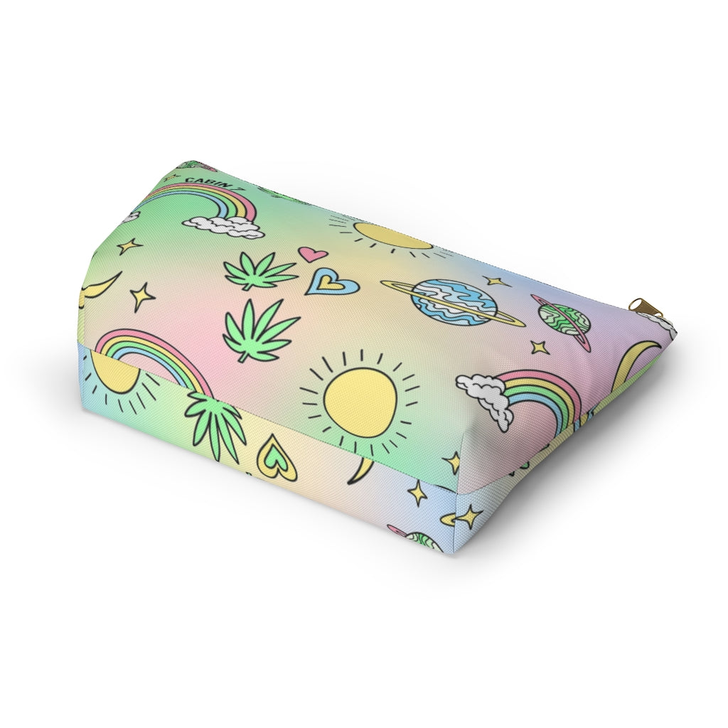 Pastel Rainbow Zipper Pouch