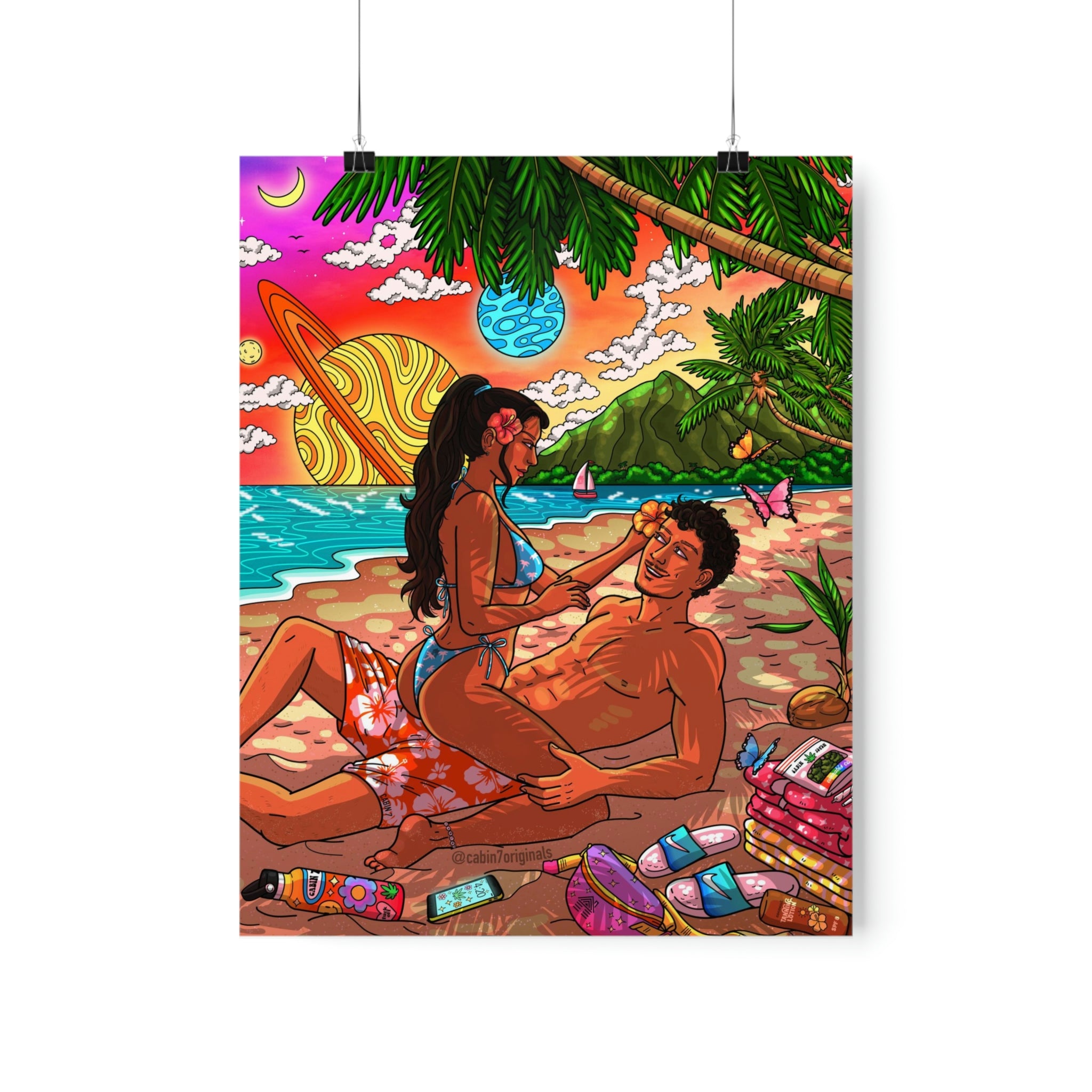 "Heatwaves" Poster Print