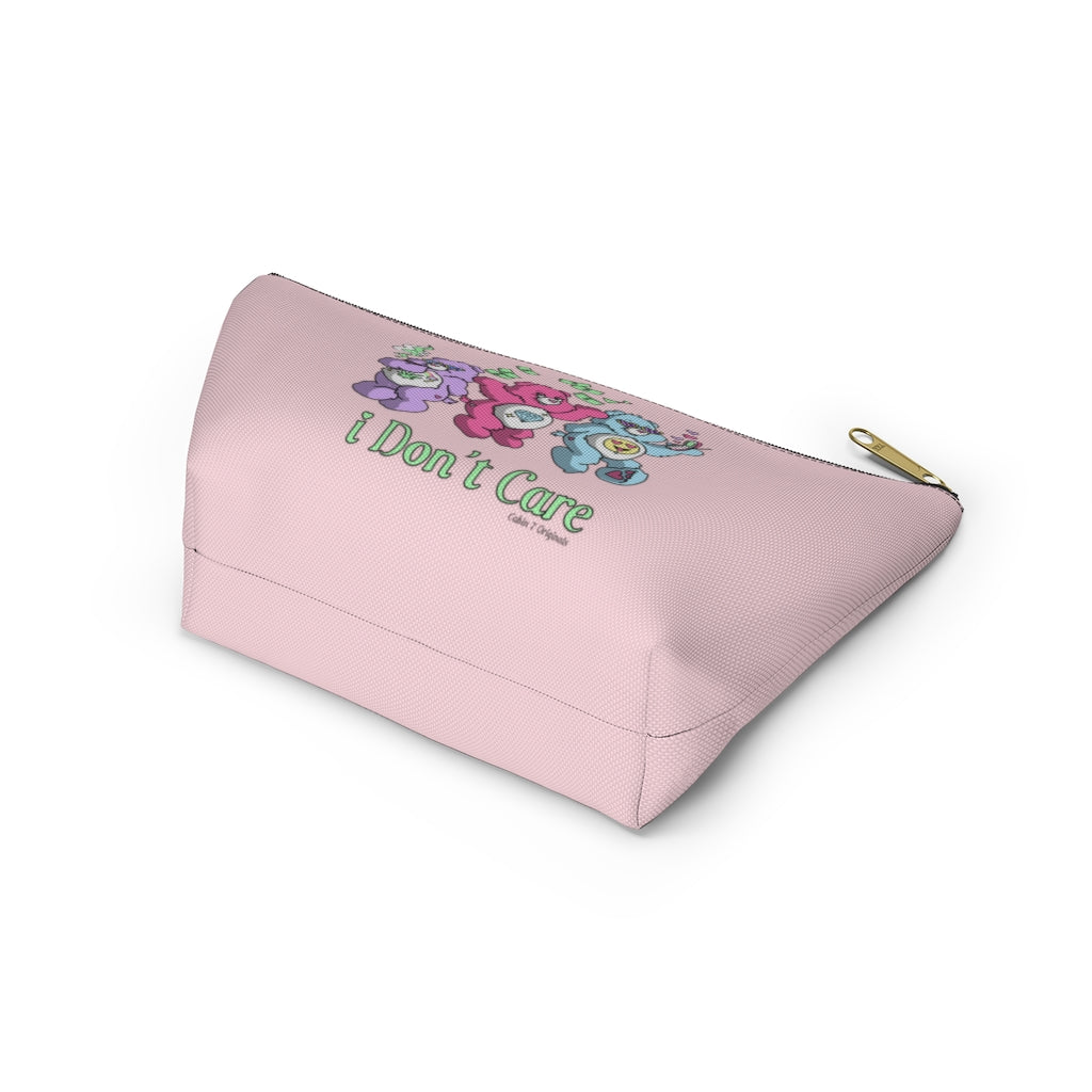 I Don't Care Zipper Pouch