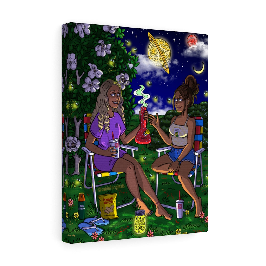 "Lightning Bugs" Canvas Print